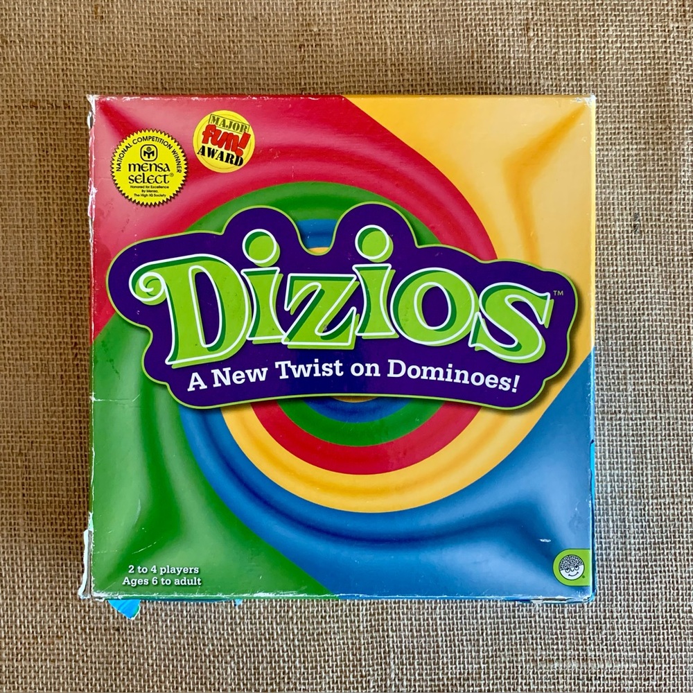 MINDWARE DIZIOS Board Game Retired and Hard to Find Similar to Dominos Ages 6+